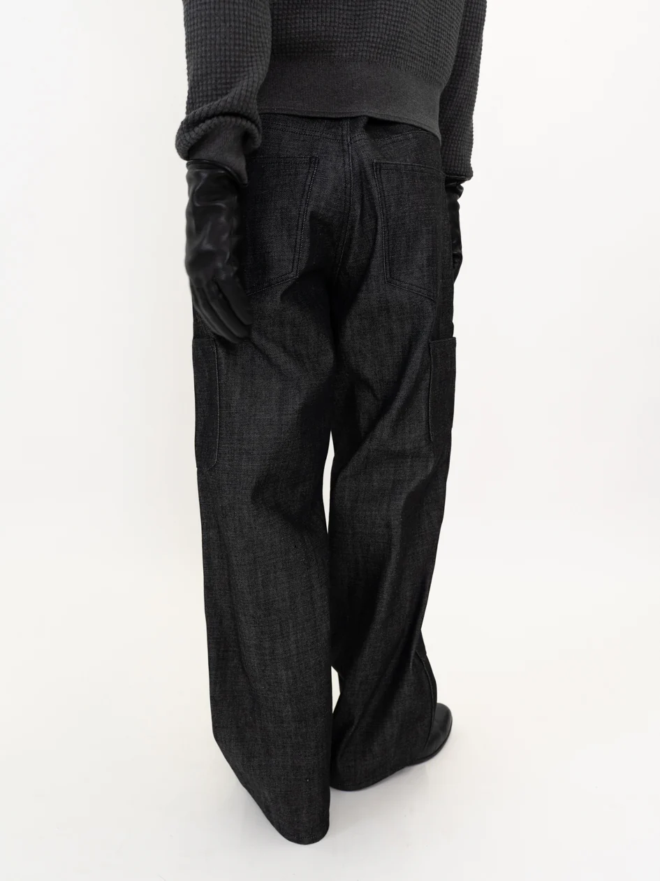 Double Knee Pants in Japanese Denim - Image 3