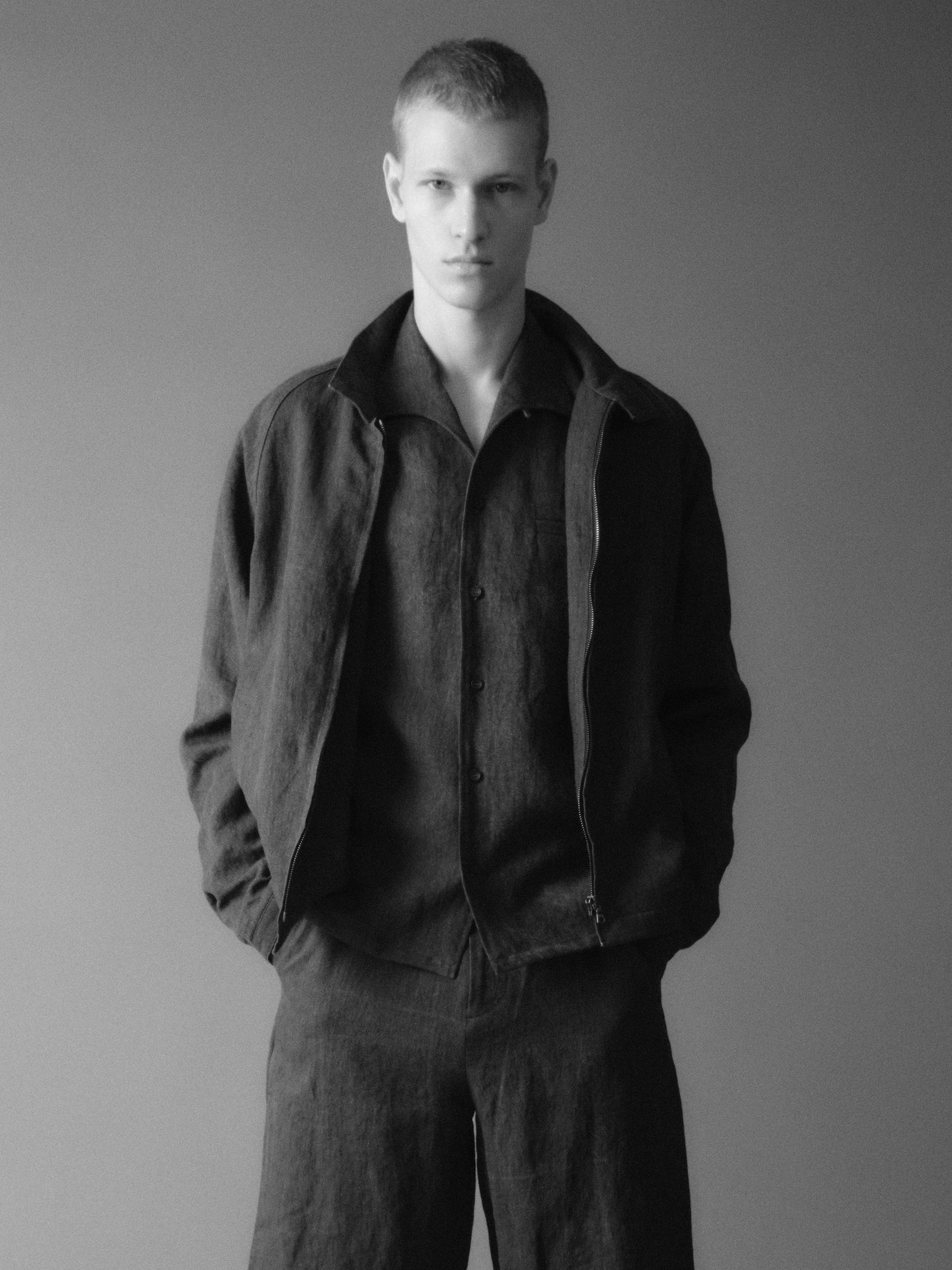Pierce Shirt in Wool & Linen - Image 3