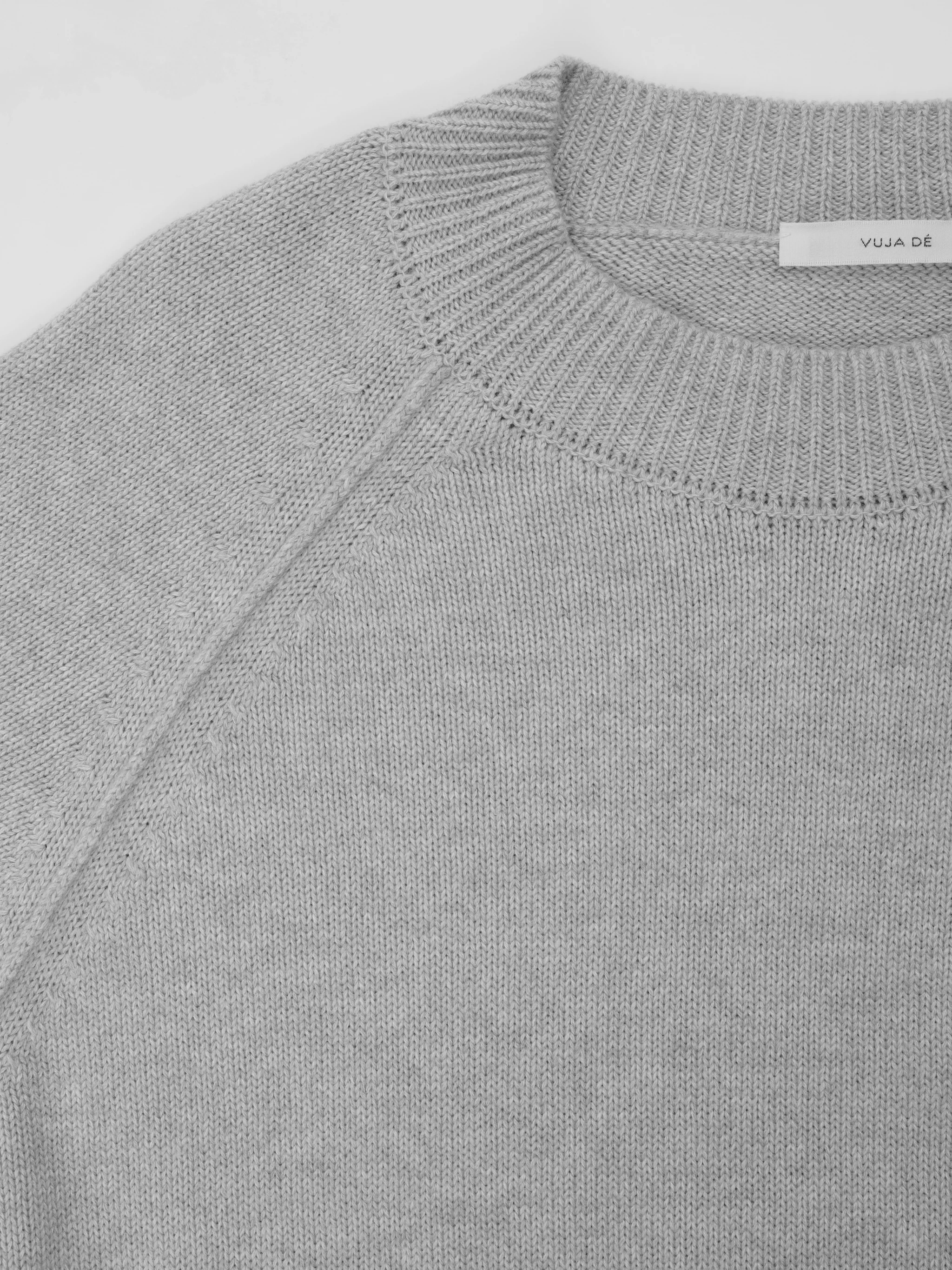 The “Piege” Cashmere Blend Sweater in whisper grey - Image 5